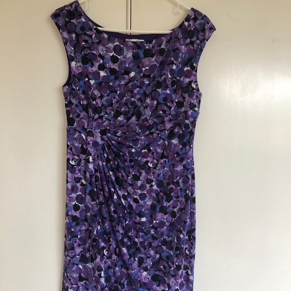 Purple dress size 12 petite - Picture 1 of 2